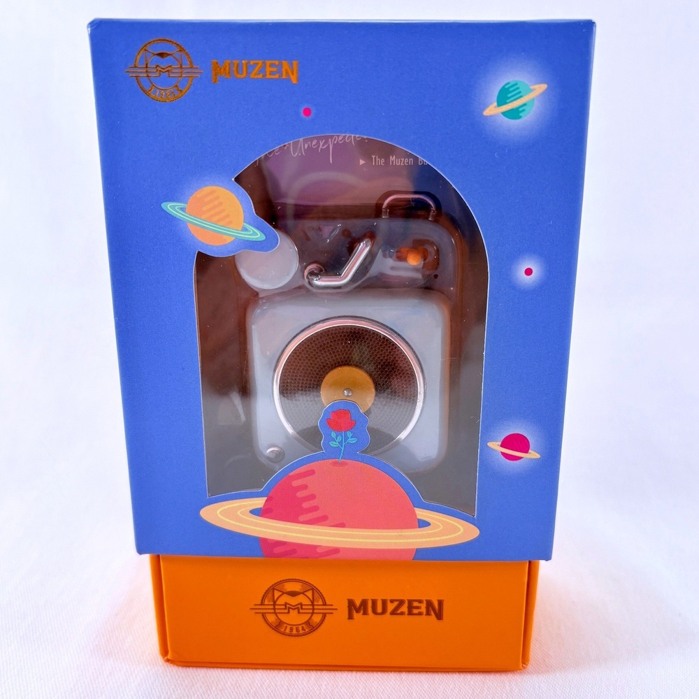 MUZEN Button Mini Portable Wireless Bluetooth Speaker Blue Retro MW-P1l